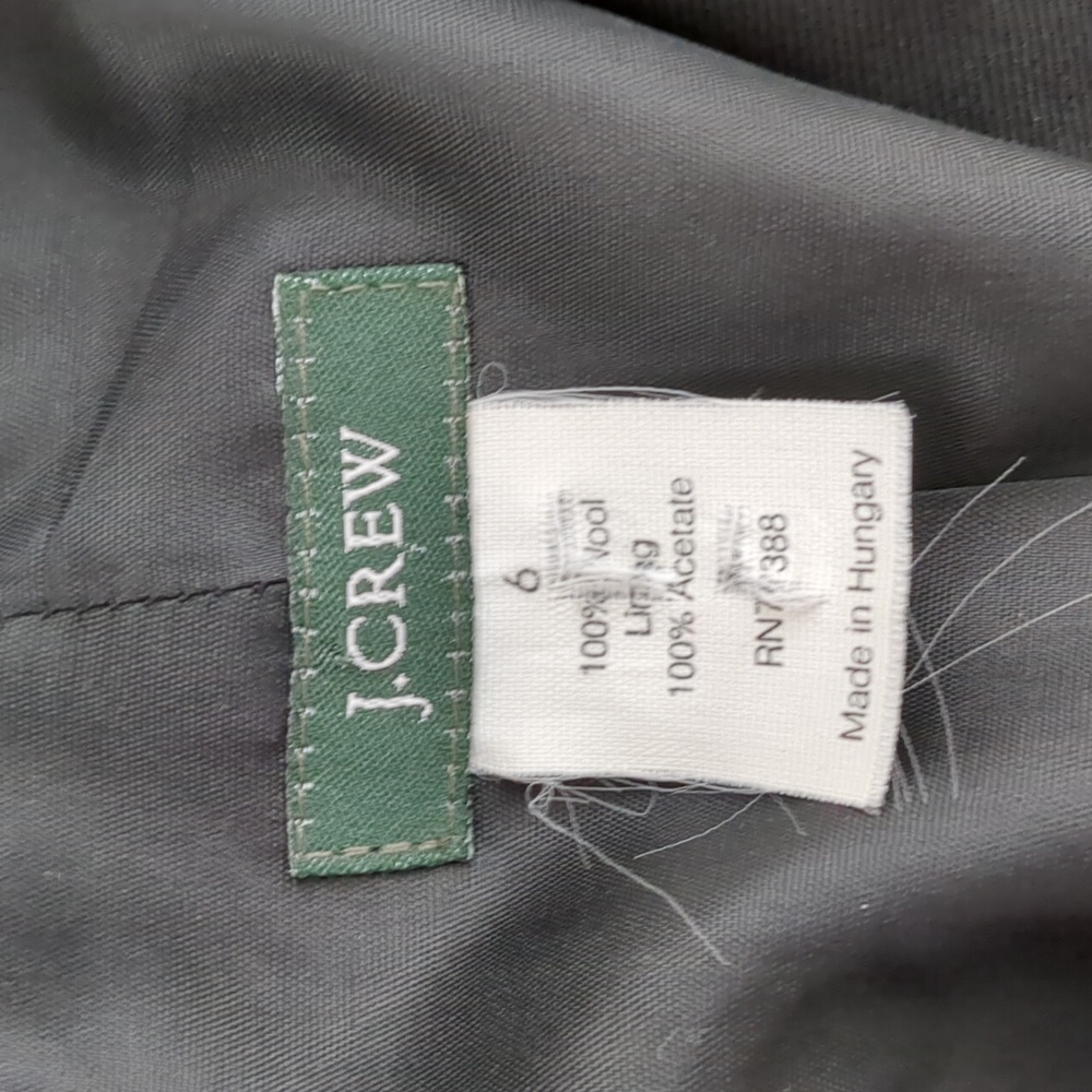 J. Crew 100% Wool Blazer Size 6 - Picture 2 of 4